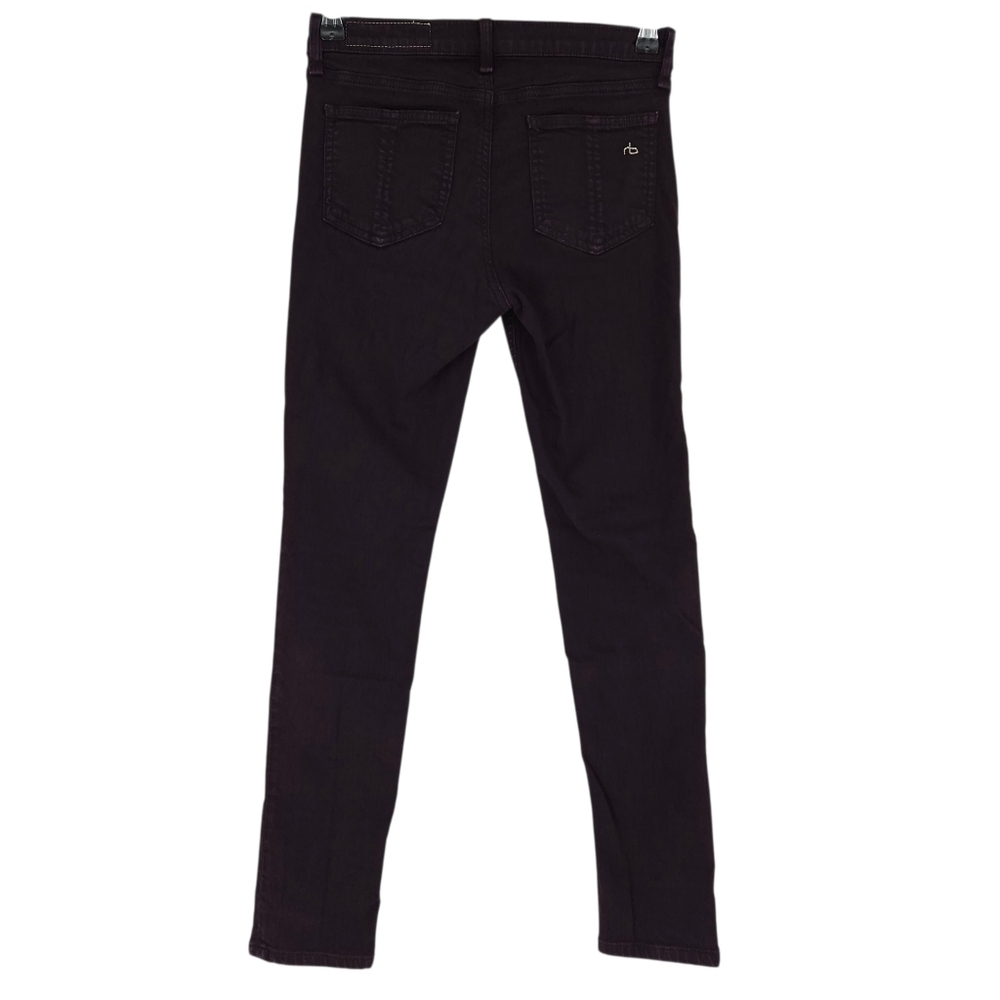 Rag & Bone Skinny Jeans Purple Mid Rise Dark Wash Denim 26 - Picture 2 of 7